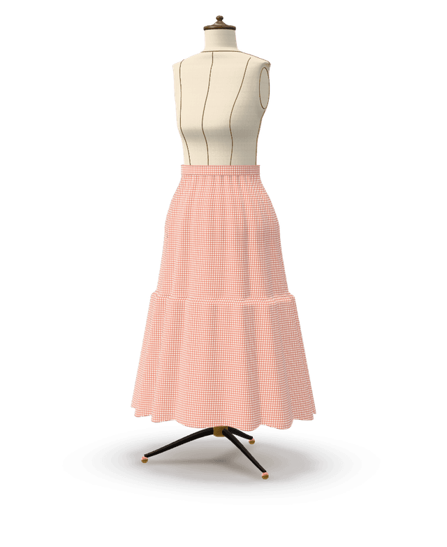 Gathered skirt