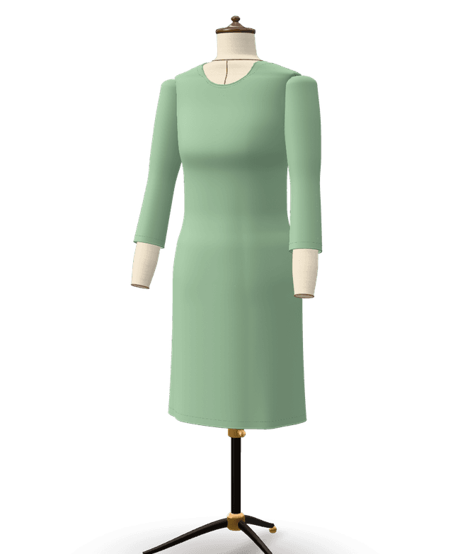 Vestido recto