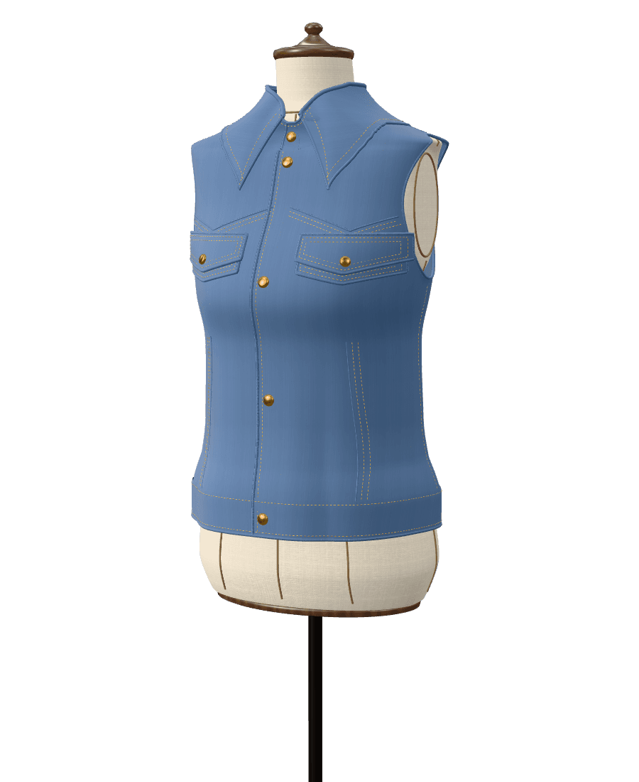 Denim vest